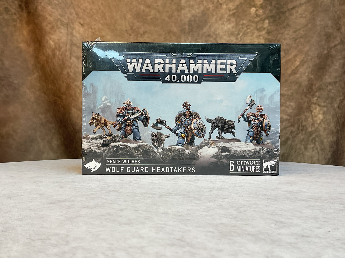 Miniatures - Warhammer - Space Wolves – Wolf Guard Headtakers
