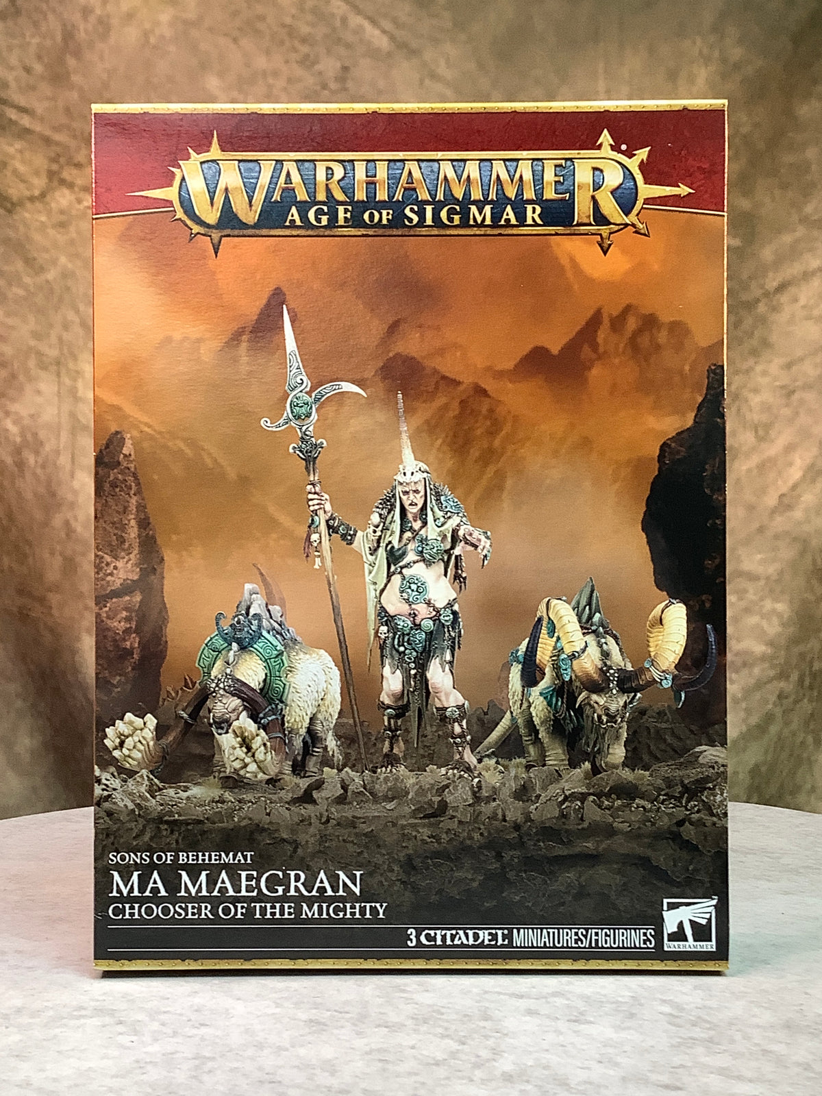 Miniatures - Warhammer AoS - Sons of Behemat - Ma Maegran, Chooser of the Mighty