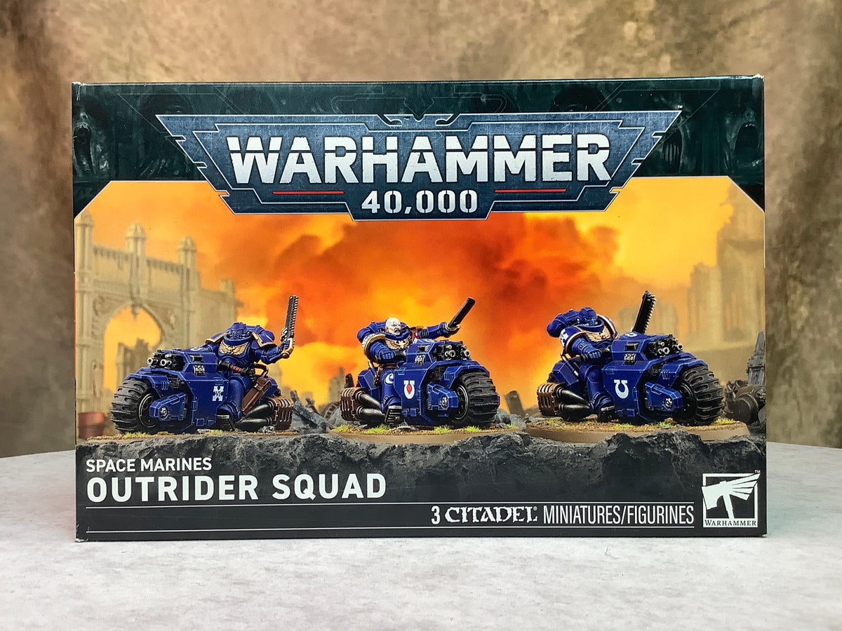 Miniatures - Warhammer - Space Marines - Outrider Squad