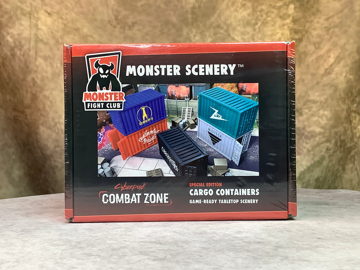 Miniatures - Monster Fight Club - Monster Scenery- Cargo Containers Special Edition