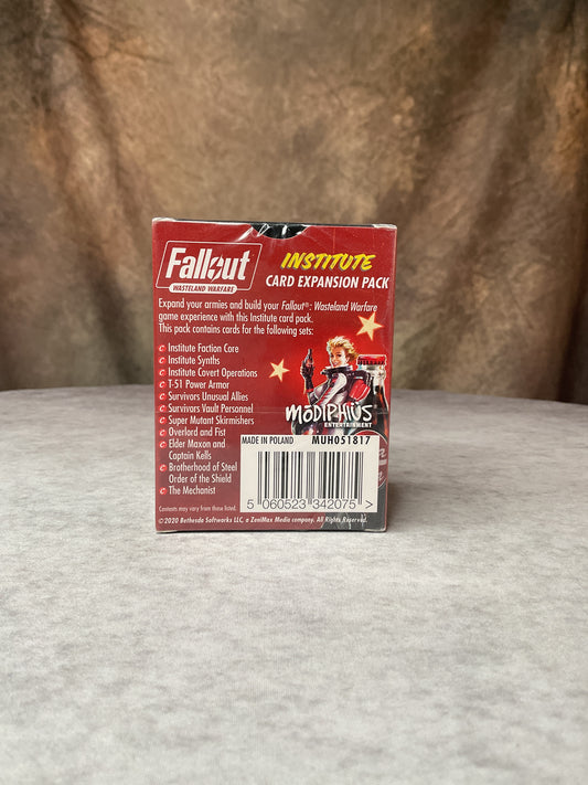 Miniatures - Institute Wave Card Game Expansion Pack | Fallout: Wasteland Warfare Accessories