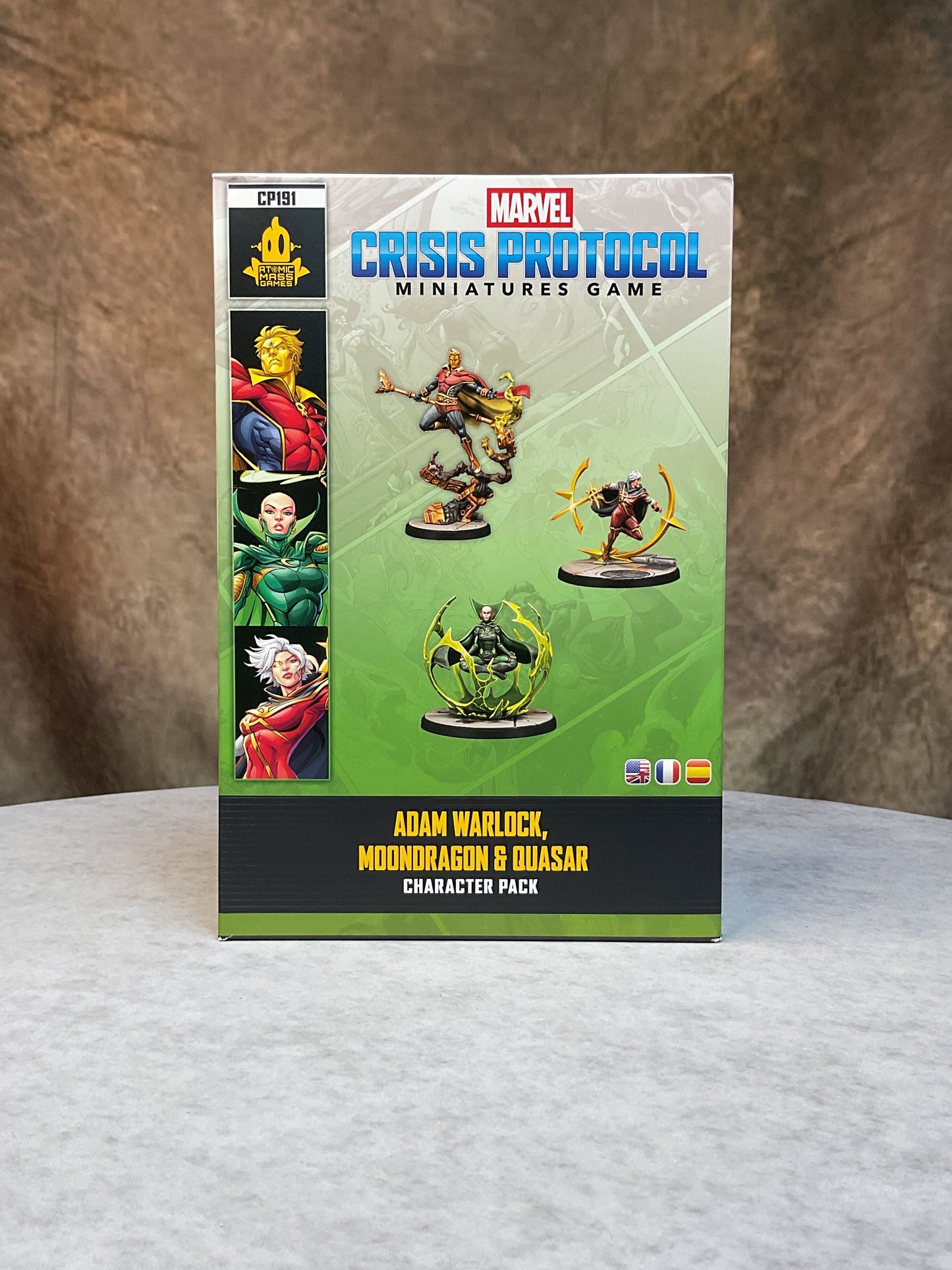 Miniatures – Marvel Crisis Protocol Miniatures Game-Adam Warlock, Moondragon & Quaser