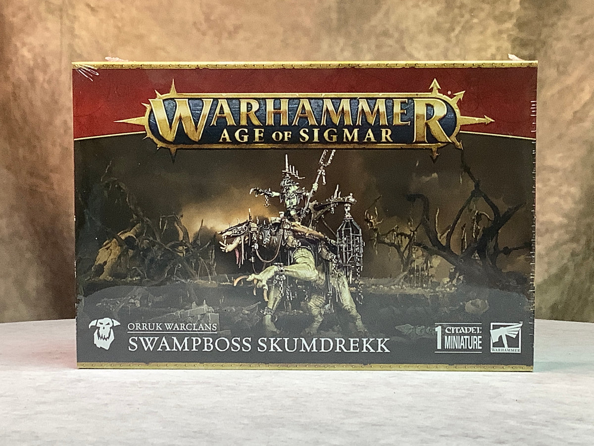 Miniatures - Warhammer AoS - Orruk Warclans - Swampboss Skumdrekk