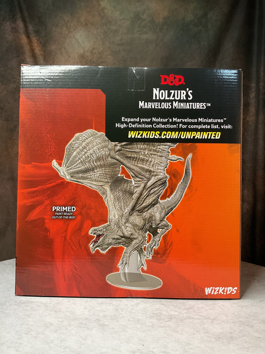 Miniatures – D&D Nolzur's Marvelous Miniatures: Unpainted Minis– Wave 15– Adult White Dragon