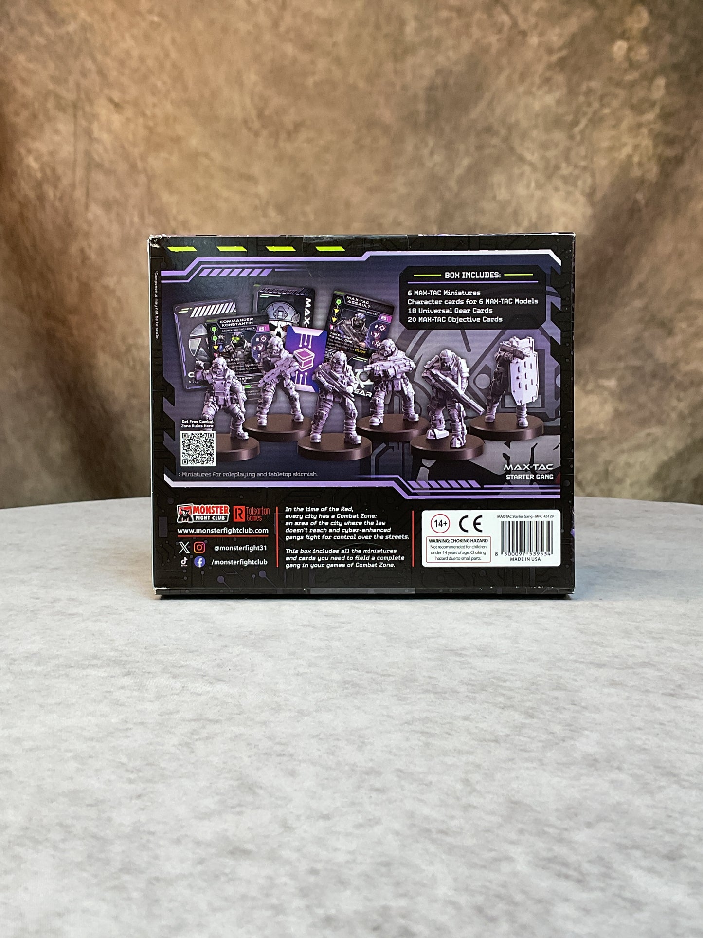 Miniatures – Cyberpunk RED: Combat Zone– Starter Gang– Max-Tac