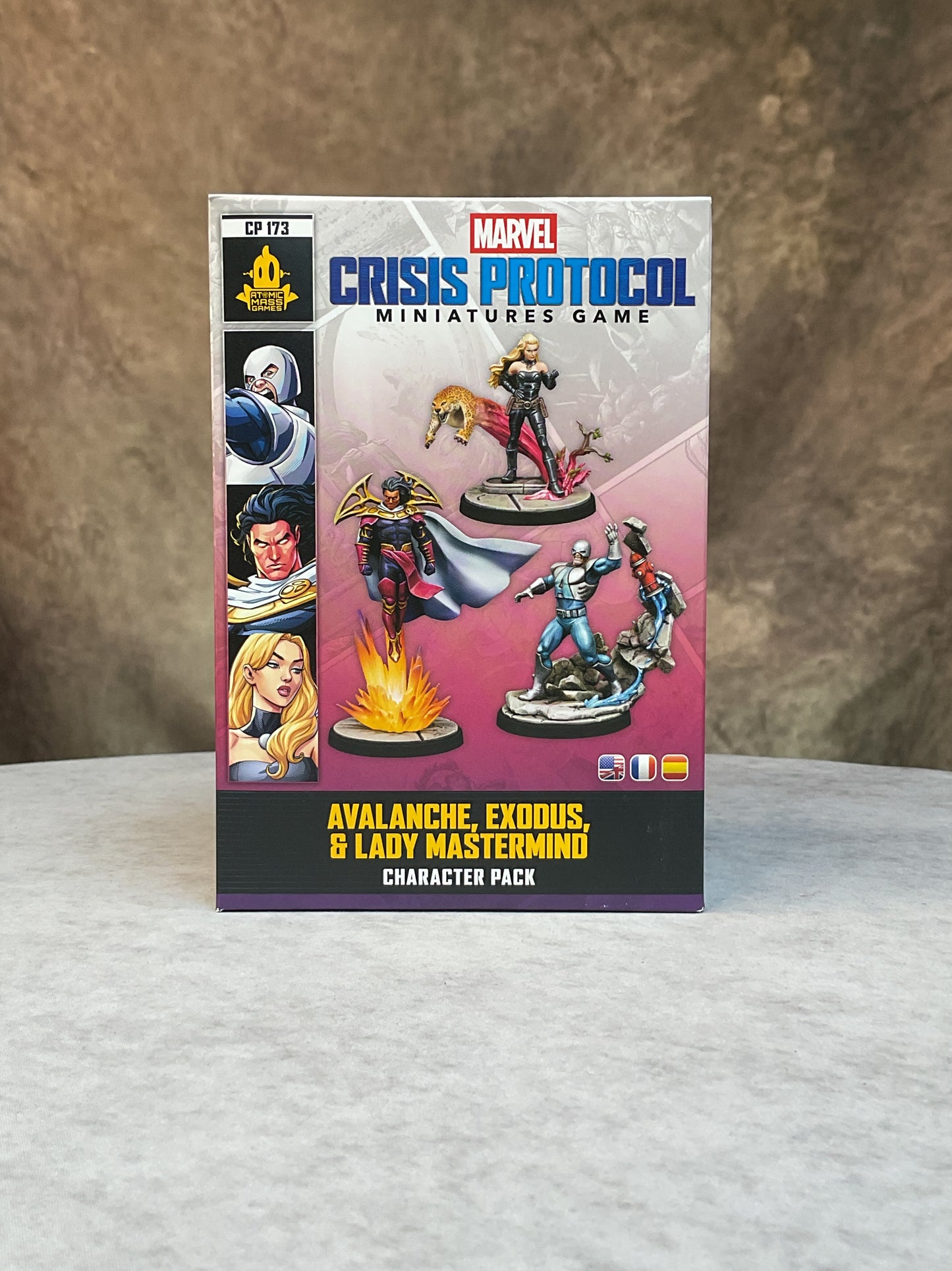 Miniatures – Marvel Crisis Protocol Miniatures Game-Avalanche, Exodus, & Lady Mastermind