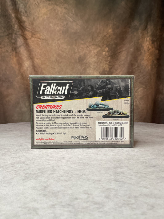 Miniatures - Fallout: Wasteland Warfare - Creatures: Mirelurk Hatchlings + Eggs