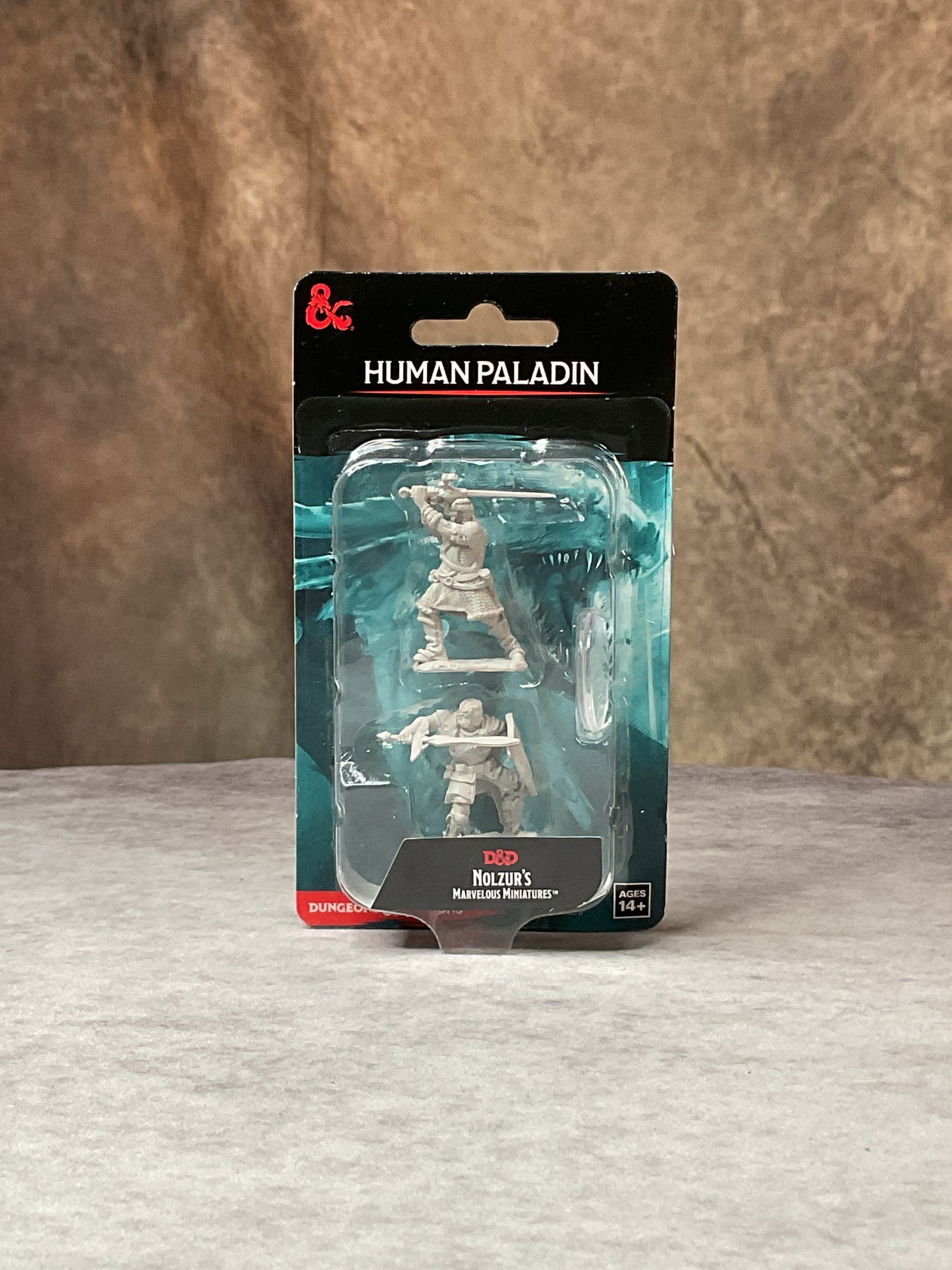 Miniatures – D&D Nolzur's Marvelous Miniatures: Unpainted Minis– Wave 14– Human Paladin Male