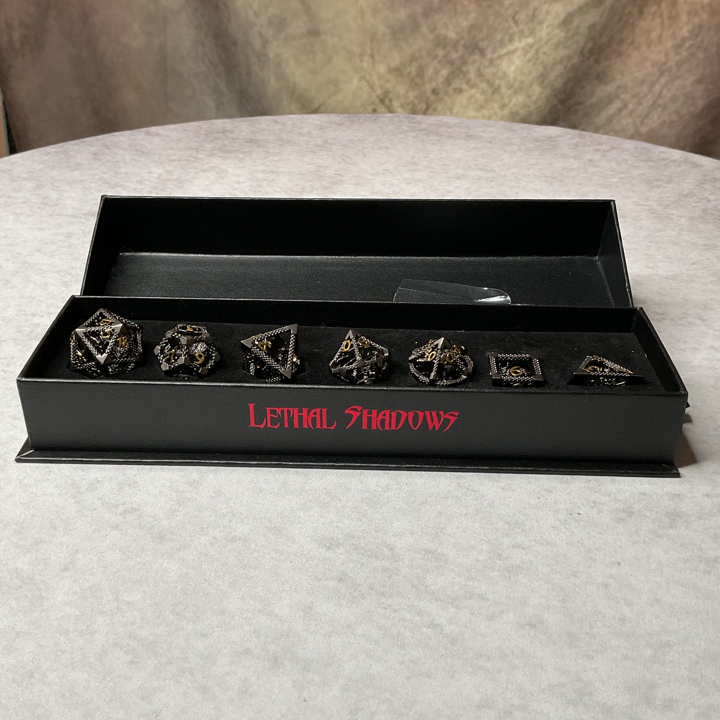 RPG – Lethal Shadows – Dragon’s Shadow Dice Set (Hidden)
