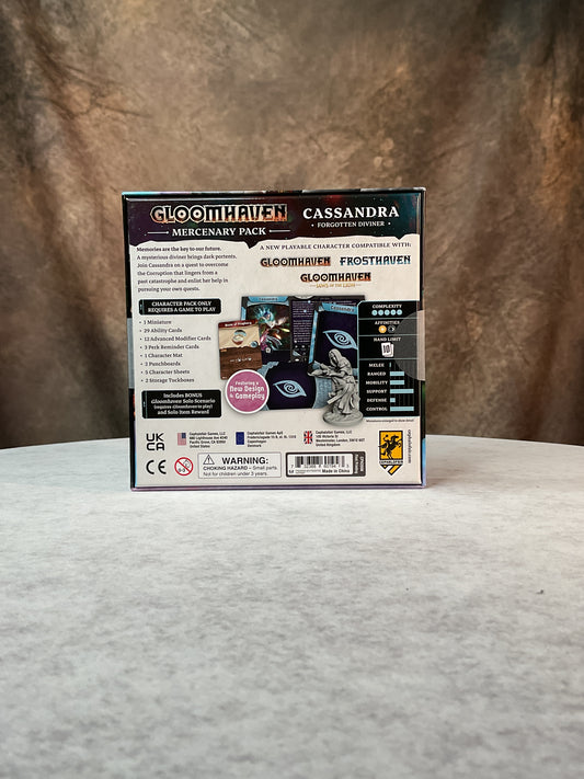 Board Game – Gloomhaven – Mercenary Pack Cassandra, Forgotten Diviner
