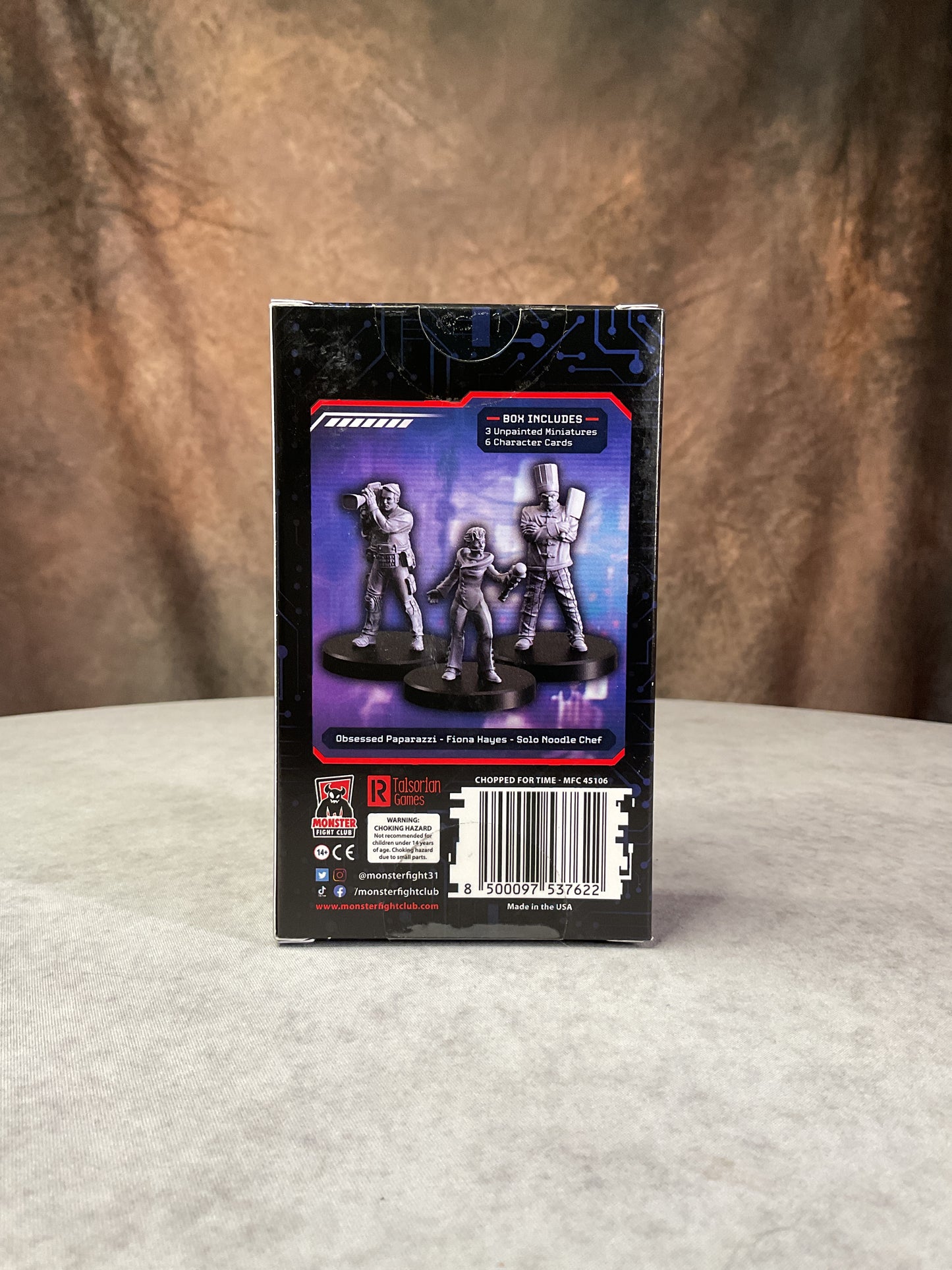 Miniatures - Monster Fight Club - Cyberpunk: Combat Zone: Chopped for Time
