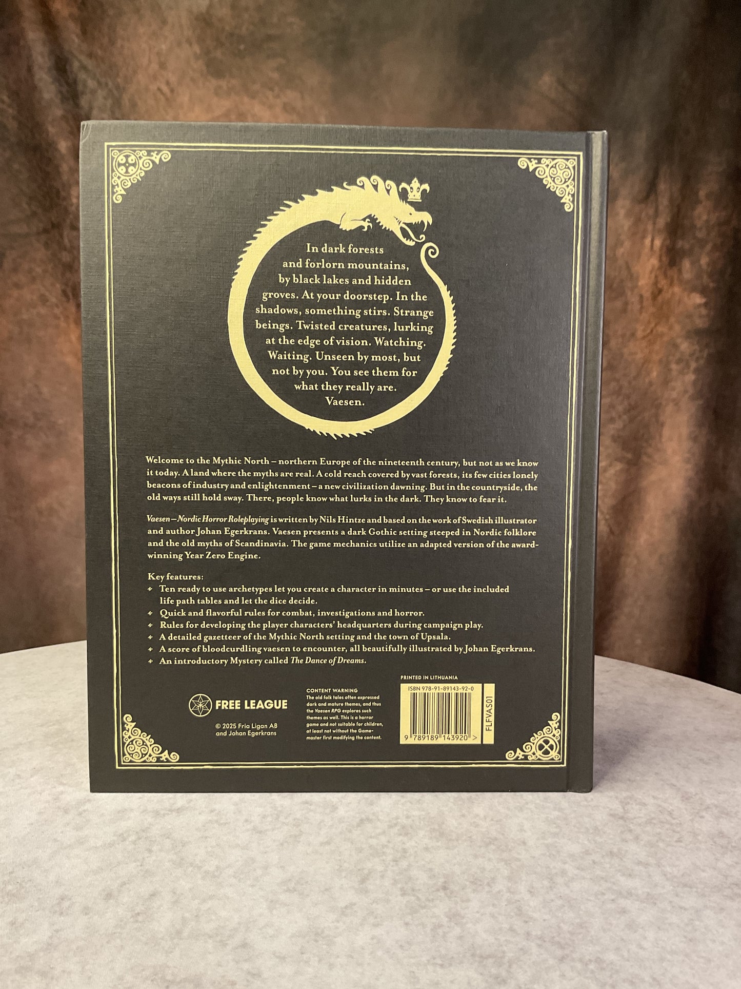RPG - Free League Publishing - Vaesen Nordic Horror RPG Core Rulebook Revised Edition