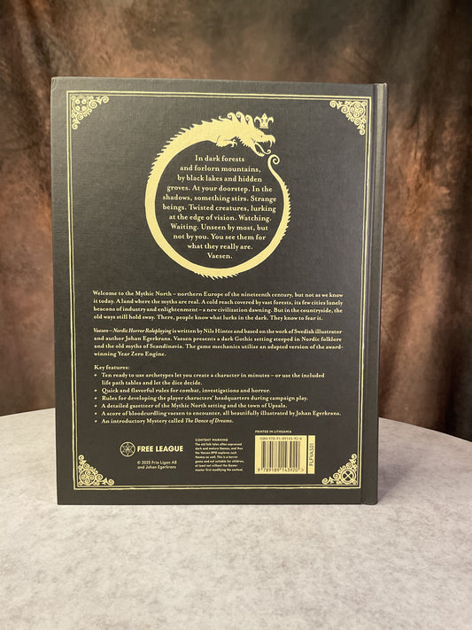 RPG - Free League Publishing - Vaesen Nordic Horror RPG Core Rulebook Revised Edition