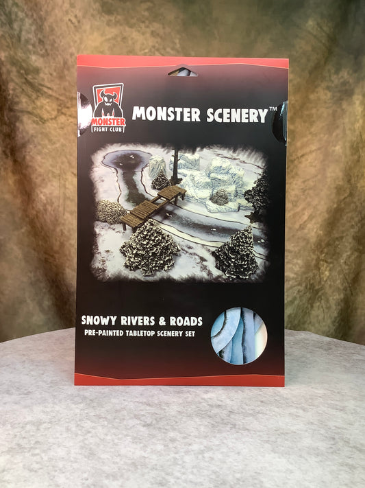 Miniatures - Monster Fight Club - Monster Scenery- Snowy Rivers & Roads