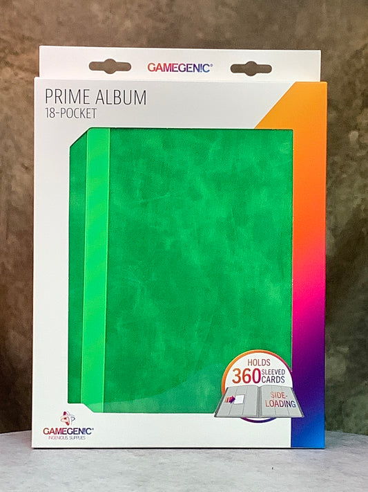 TCG - Gamegenic - 18 Pocket Prime Album - Green