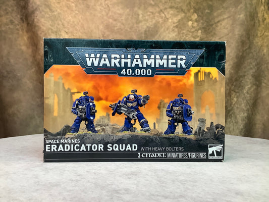 Miniatures - Warhammer - Space Marines - Eradicator Squad with Heavy Bolters