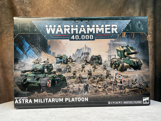 Miniatures - Warhammer -Battleforce-Astra Militarum Platoon