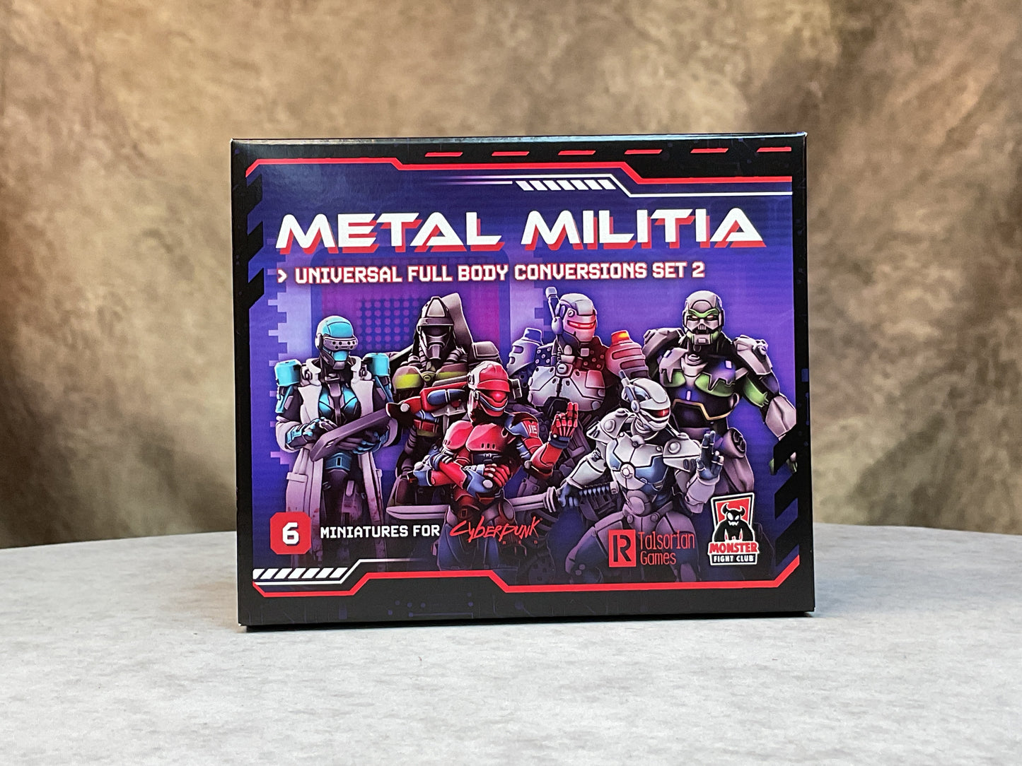Miniatures – Cyberpunk RED: Combat Zone– Full Body Conversions- Metal Militia