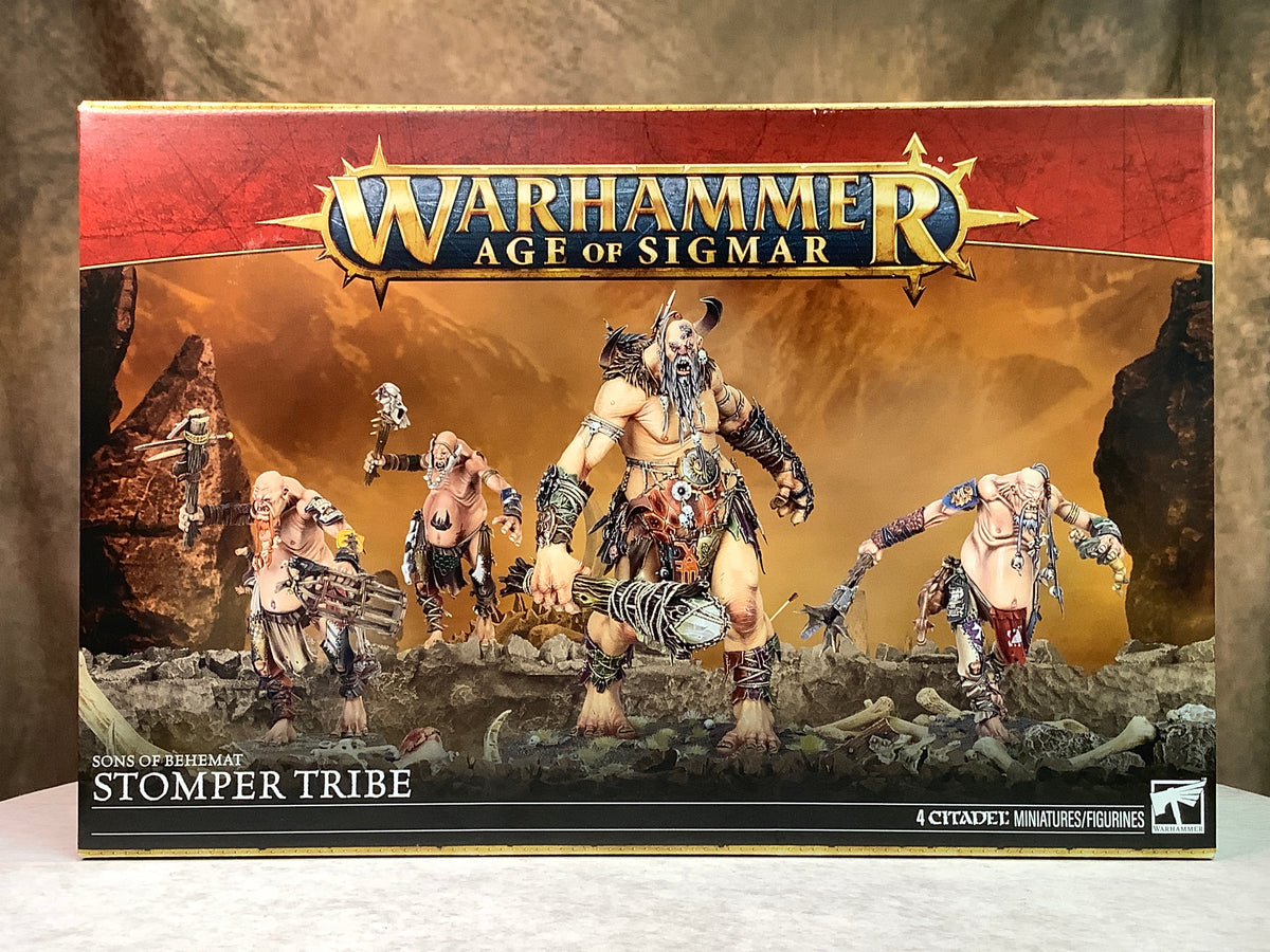 Miniatures - Warhammer AoS - Sons of Behemat - Stomper Tribe