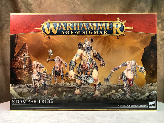 Miniatures - Warhammer AoS - Sons of Behemat - Stomper Tribe