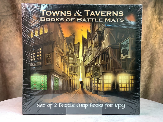 RPGs - Lake Battle Mats - 5e Compatible: Towns & Taverns Books of Battle Mats