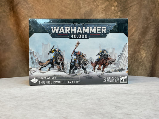 Miniatures - Warhammer - Space Wolves – Thunderwolf Calvary