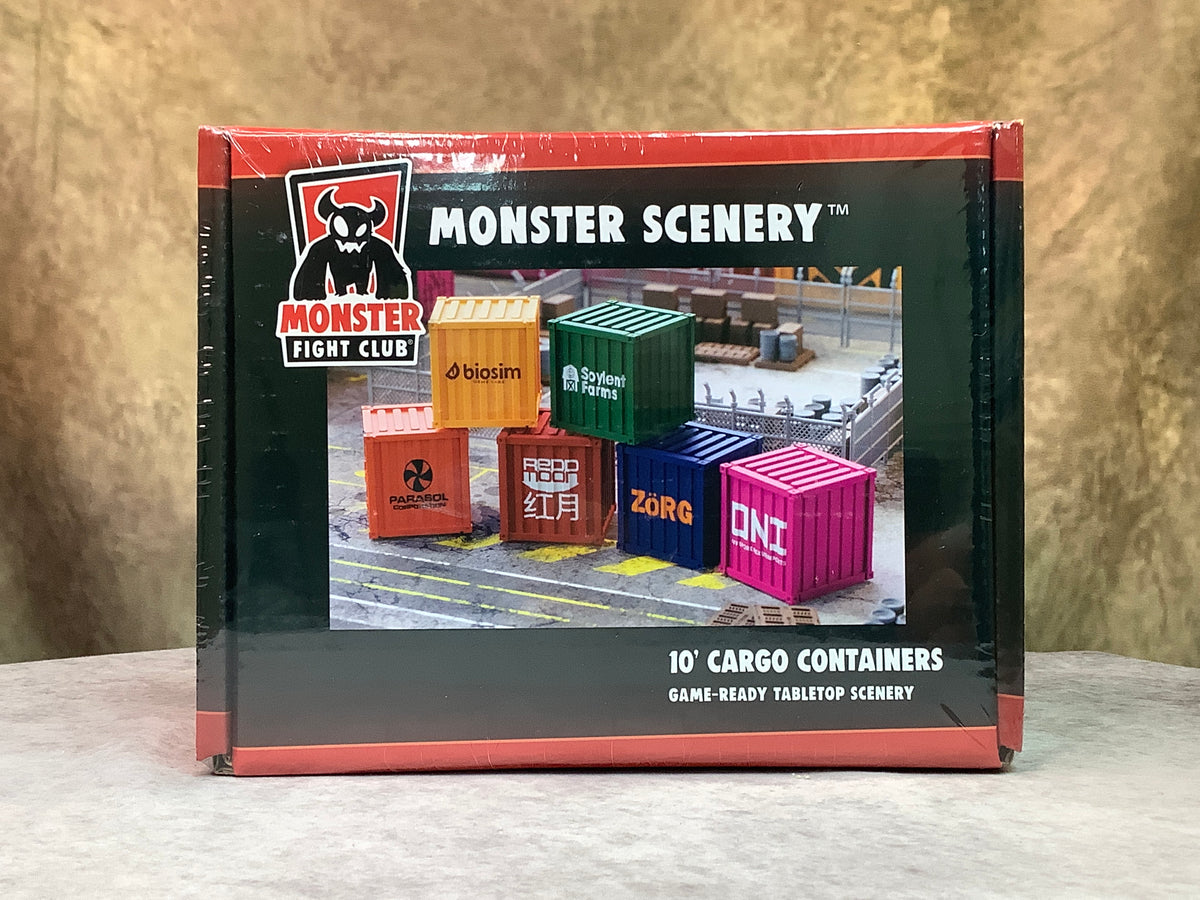 Miniatures - Monster Fight Club - Monster Scenery- 10’ Cargo Containers