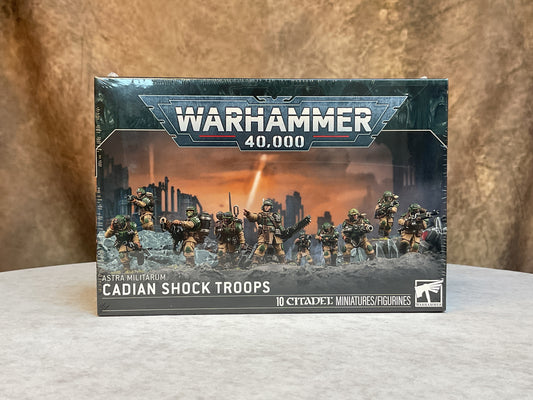 Miniatures - Warhammer - Astra Militarum – Cadian Shock Troops