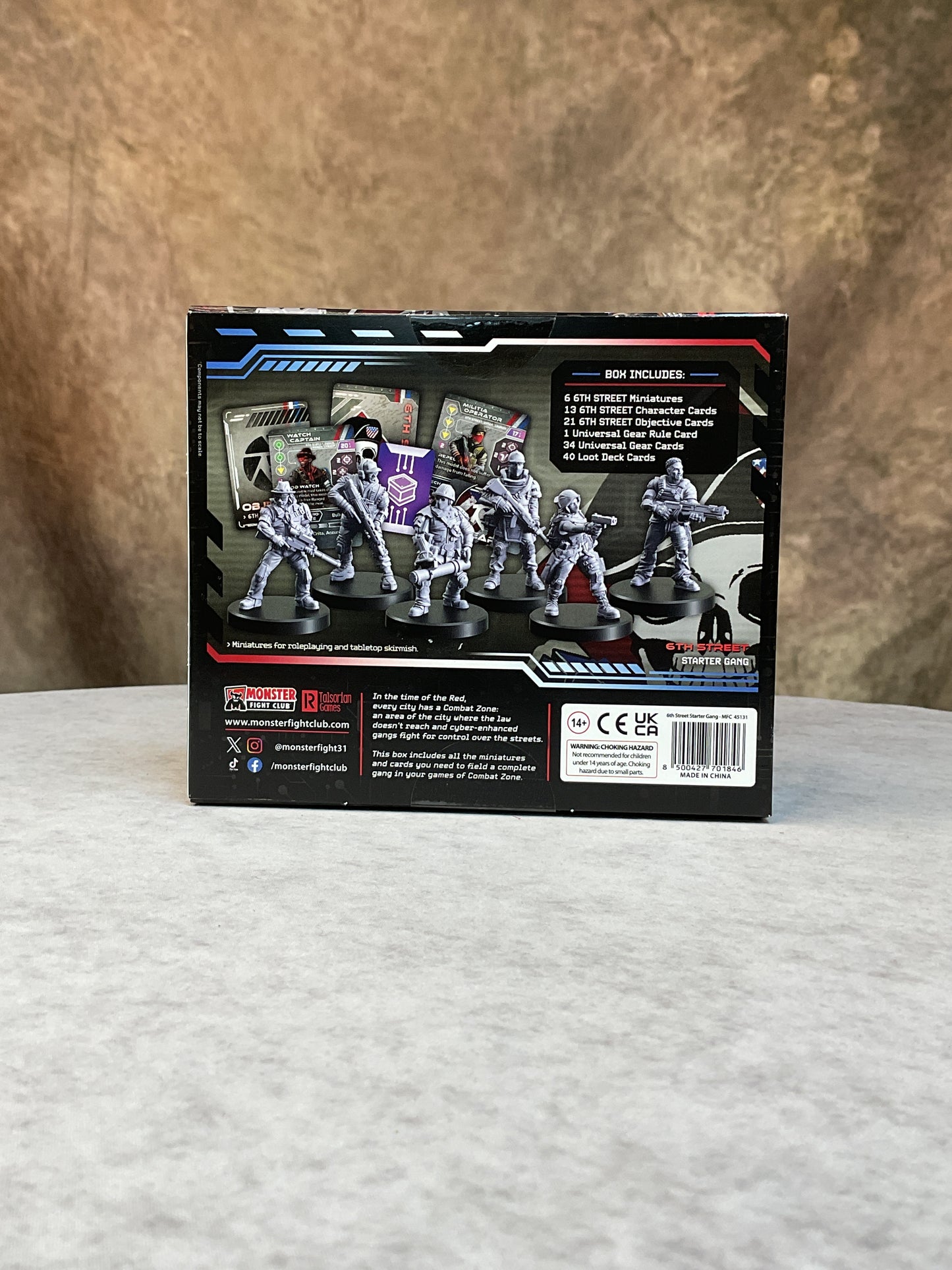 Miniatures – Cyberpunk RED: Combat Zone– Starter Gang– 6th Street