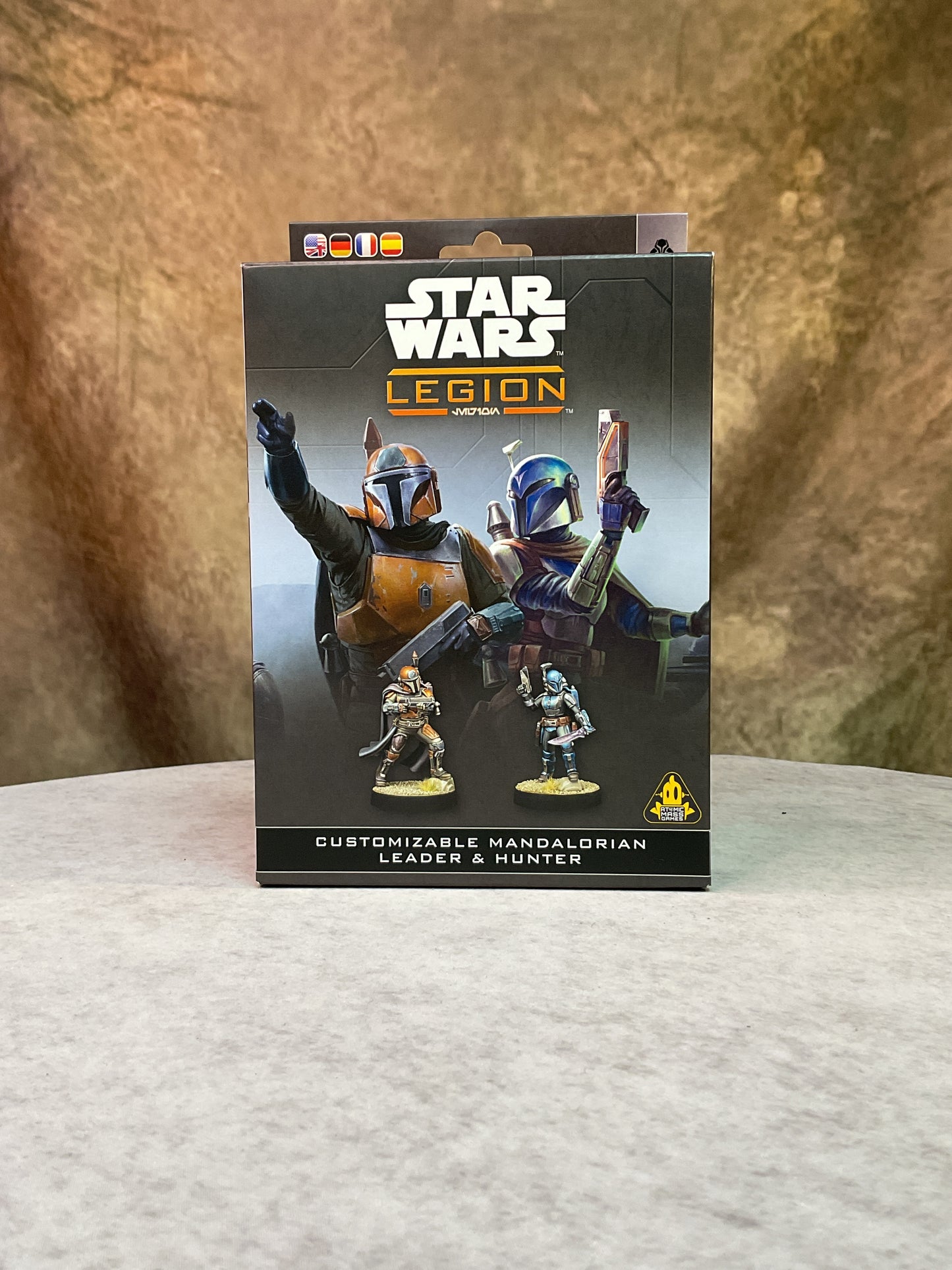 Miniatures – Star Wars Legion– Customizable Mandalorian Leader & Hunter