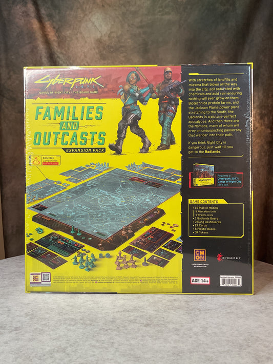 Board Games - Cyberpunk 2077  Families and Outcasts