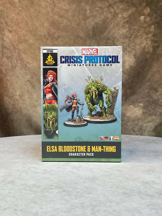 Miniatures – Marvel Crisis Protocol Miniatures Game-Elsa Bloodstone & Man-Thing