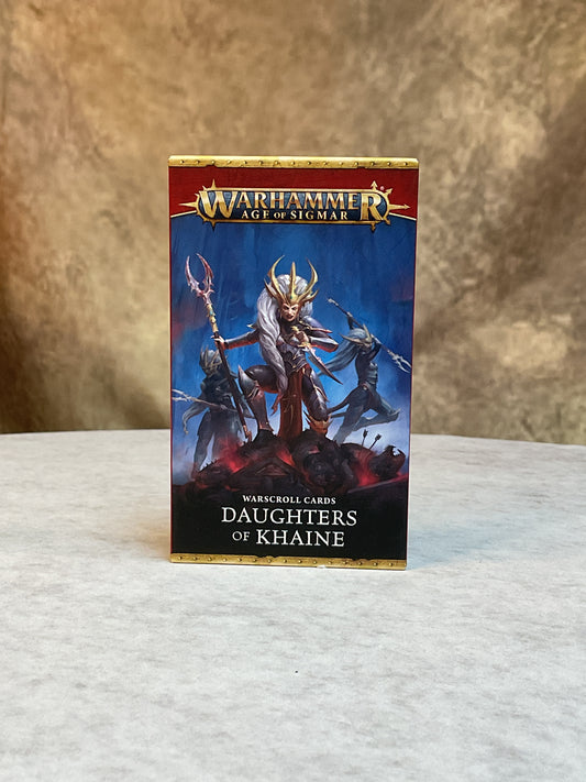 Miniatures - Warhammer: Daughters of Khaine: Warscroll Cards