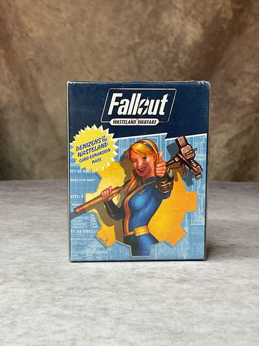 Miniatures - Fallout: Wasteland Warfare - Accessories: Denizens of the Wasteland Card Expansion Pack