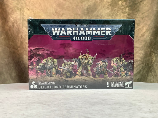 Miniatures - Warhammer 40K - Death Guard – Blightlord Terminators