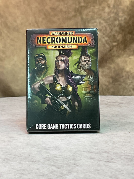 Miniatures - Warhammer -Necromunda Skirmish- Core Gang Tactics Cards