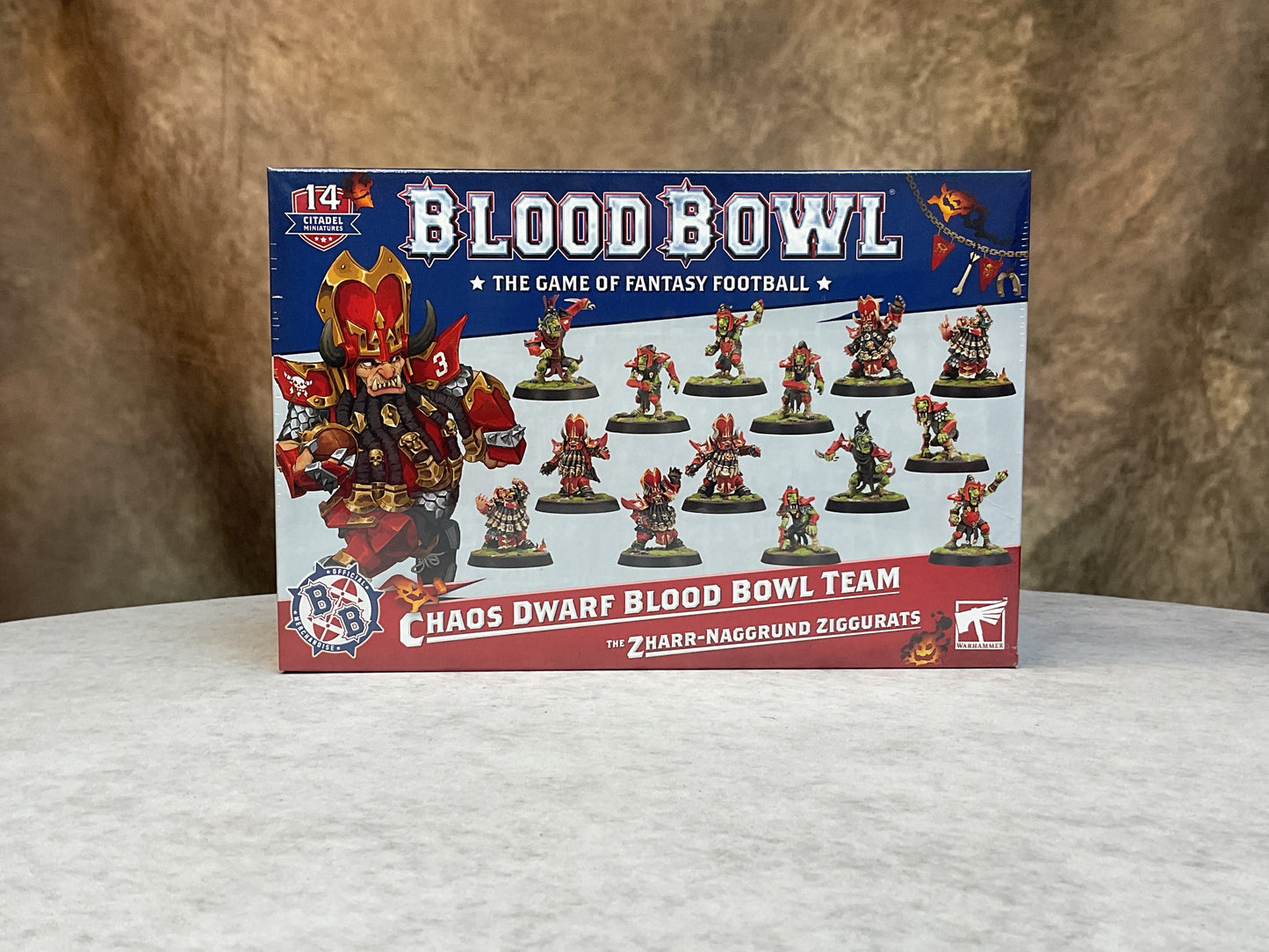Miniatures - Warhammer - Bloodbowl- Chaos Dwarf Team