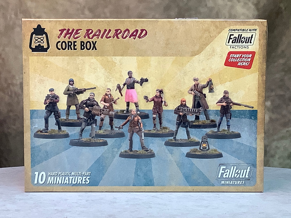 Miniatures - Fallout: Wasteland Warfare - The Railroad - Core Box Plastic