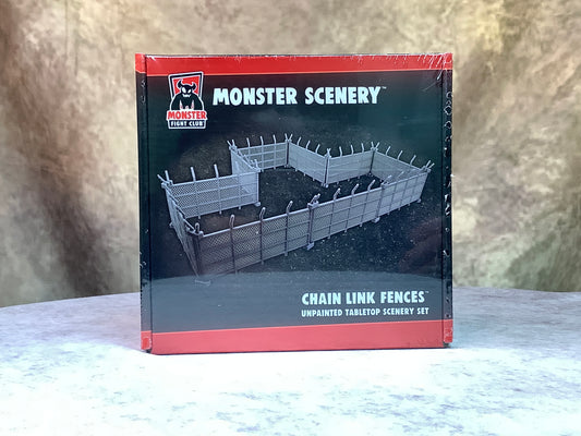 Miniatures - Monster Fight Club - Monster Scenery- Chain Link Fences
