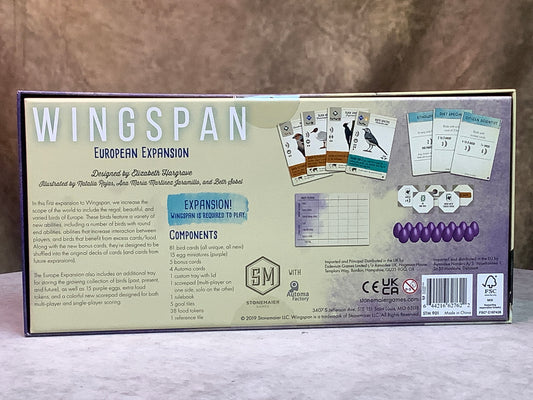 Board Game – Wingspan - European Expansion