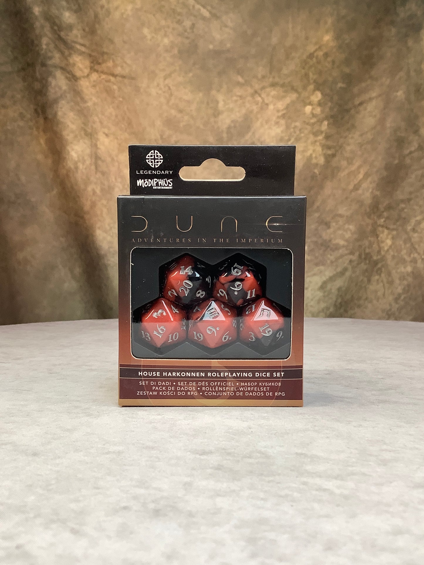 RPGS - Dune Dice Set – Harkonnen