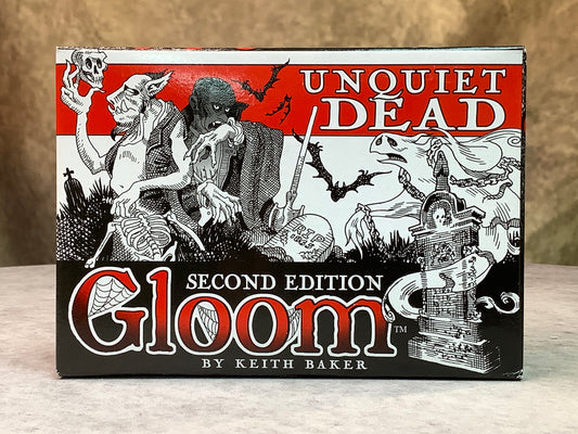 Board Game - Atlas Games- Gloom: Unquiet Dead - 2nd Edition Card Game Expansion