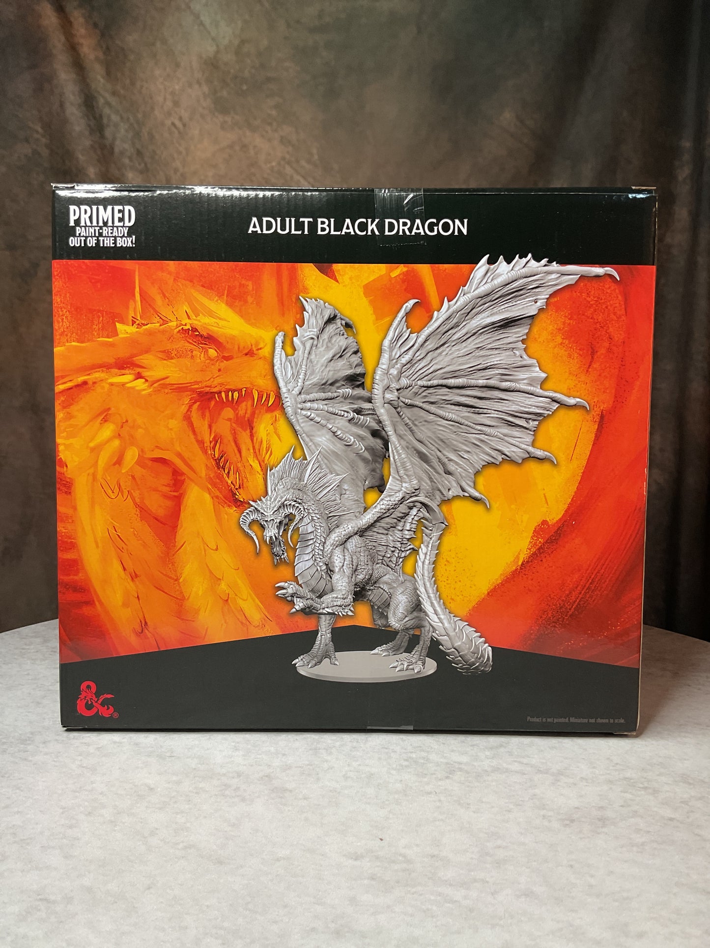 Miniatures – D&D Nolzur's Marvelous Miniatures: Unpainted Minis– Adult Black Dragon