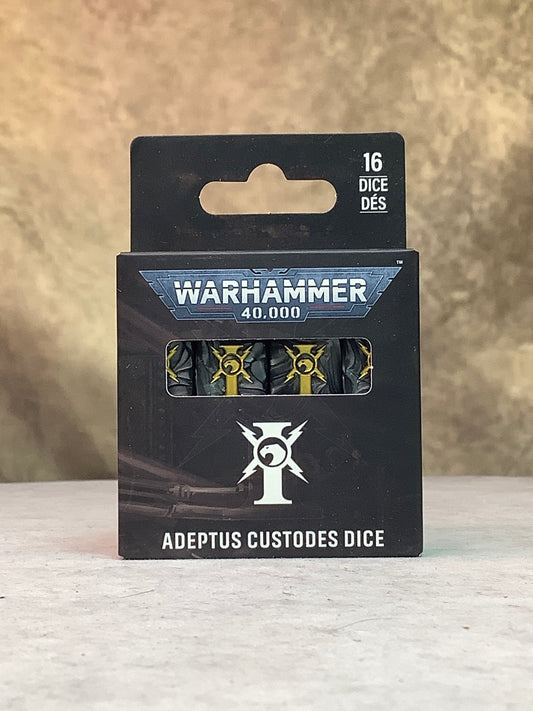 Miniatures - Warhammer 40K - Adeptus Custodes - Adeptus Custodes Dice