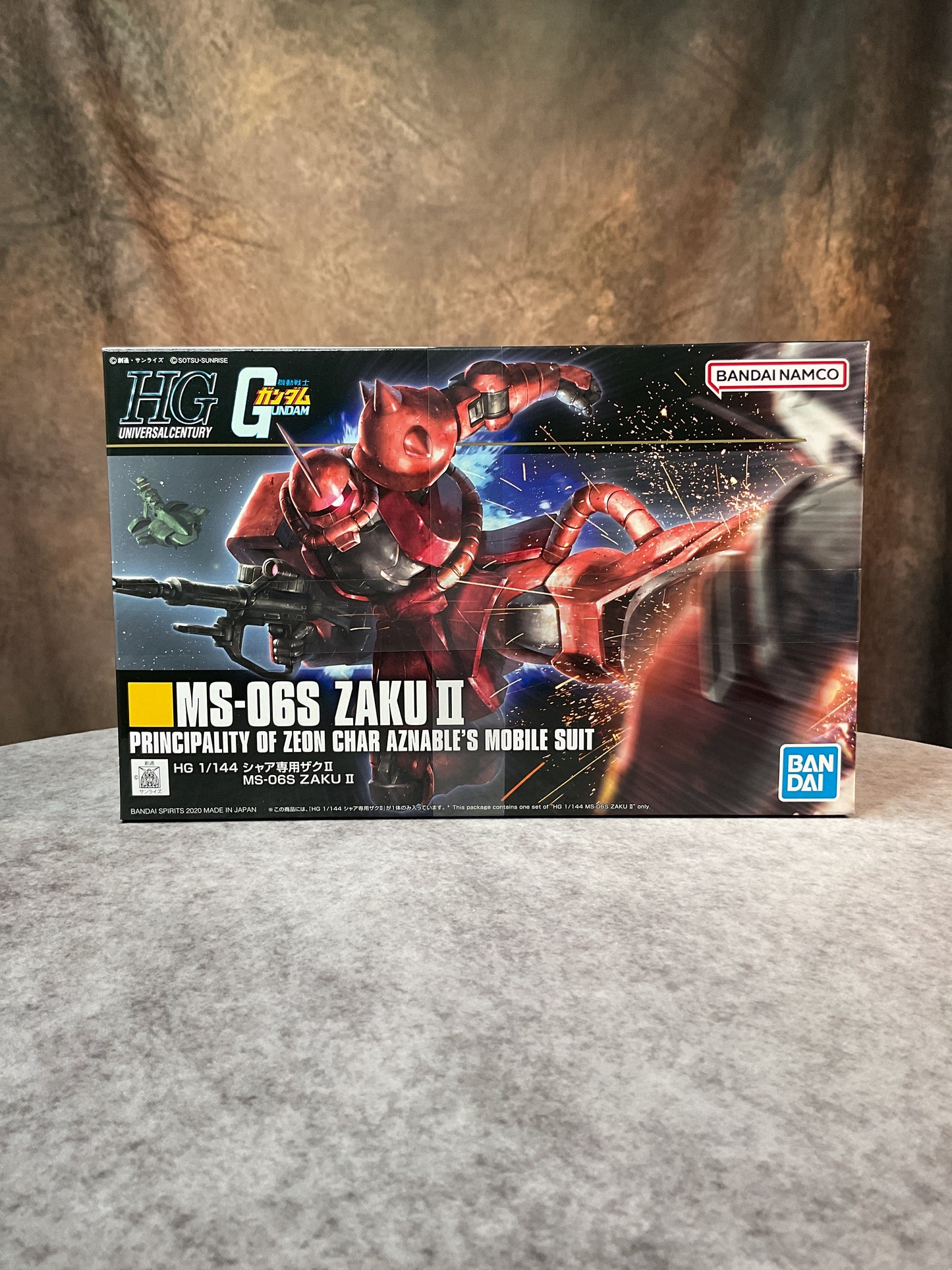 Model Kits – Gundam – HGUC Mobile Suit Gundam- #234 MS-06S Char's Zaku II 1/144