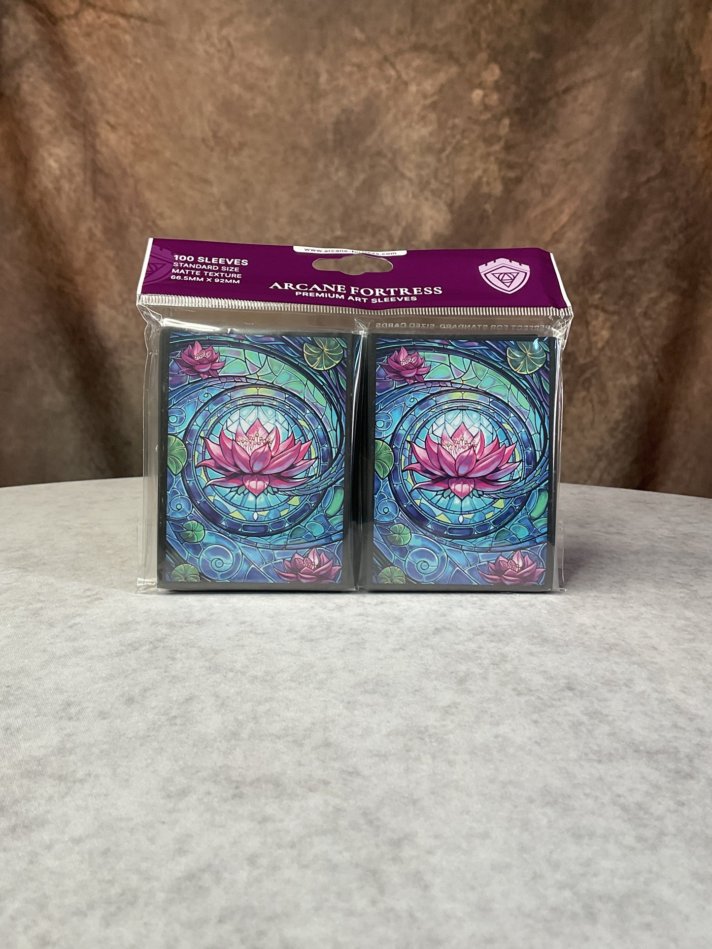 TCG - Arcane Fortress- Standard Matte Art Stained Glass Blossom Grace 100ct
