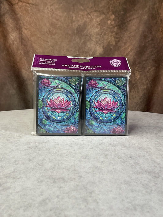 TCG - Arcane Fortress- Standard Matte Art Stained Glass Blossom Grace 100ct