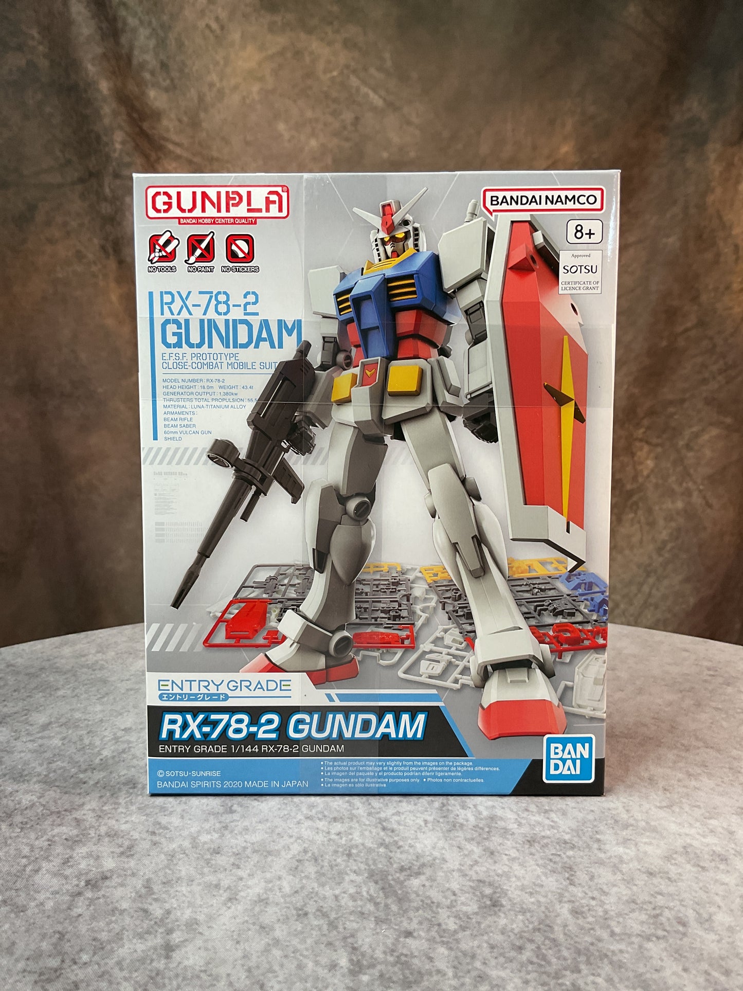 Model Kits – Gundam – Entry Grade 1/144- RX-78-2 Gundam
