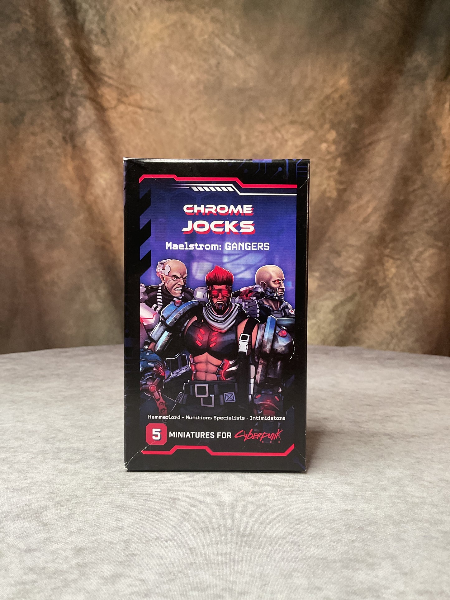 Miniatures – Cyberpunk RED: Combat Zone– Maelstrom Gangers– Chrome Jocks