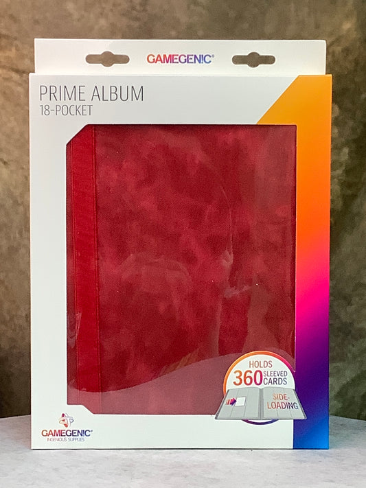 TCG - Gamegenic - 18 Pocket Prime Album - Red